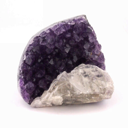 Amethyst Stufe mit Standfläche in sehr schöner Farbe Edelsteine Heilsteine bei Wunderstein24