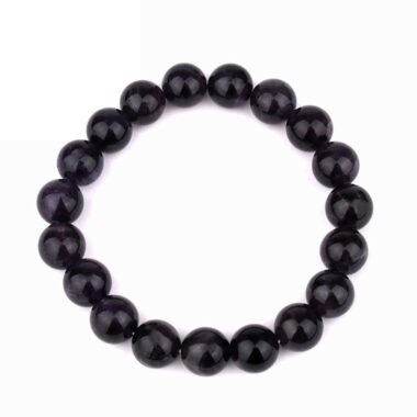 Amethyst Ø 10 mm Kugel Edelstein Armband flexibel und dehnbar Edelsteine Heilsteine bei Wunderstein24