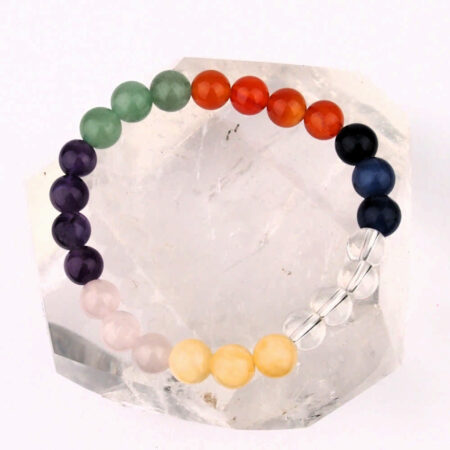 Chakra Ø 8 mm Kugel Edelstein Armband flexibel und dehnbar Edelsteine Heilsteine bei Wunderstein24