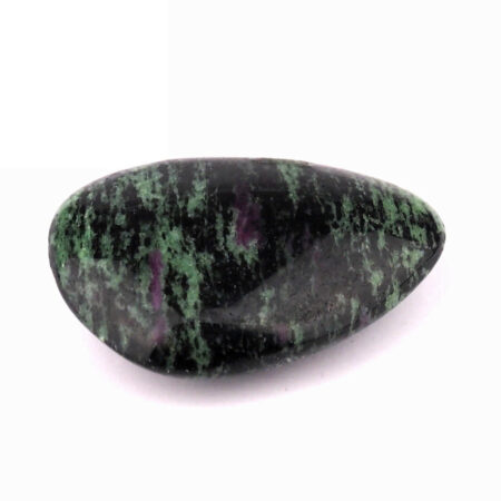 Zoisit und Rubin Handschmeichler aus Brasilien in bester Farbe und Qualität Edelsteine Heilsteine bei Wunderstein24