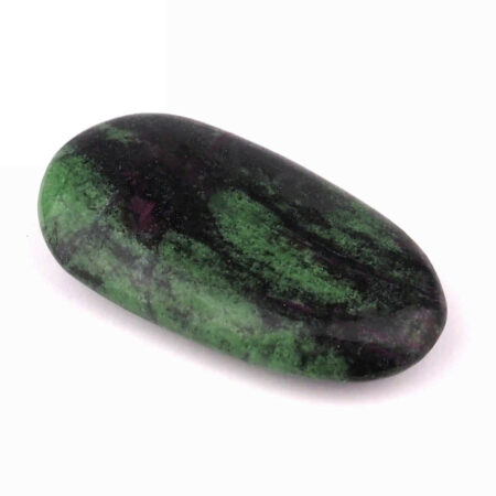 Zoisit und Rubin Handschmeichler aus Brasilien in bester Farbe und Qualität Edelsteine Heilsteine bei Wunderstein24