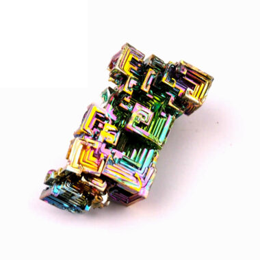 Wismut (Bismuth) Kristall Stufe in einzigartiger Qualität und Farbe Edelsteine Heilsteine bei Wunderstein24