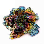 große Wismut (Bismuth) Kristall Stufe in bester Qualität und Farbe Edelsteine Heilsteine bei Wunderstein24