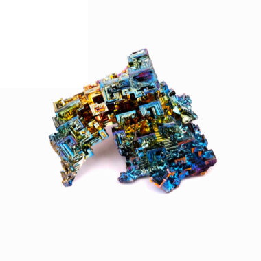 Wismut (Bismuth) Kristall Stufe in einzigartiger Qualität und Farbe Edelsteine Heilsteine bei Wunderstein24