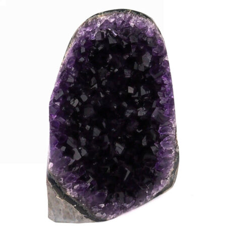 Amethyst Stufe mit poliertem Rand und Standfläche in bester Farbe und Qualität Edelsteine Heilsteine bei Wunderstein24