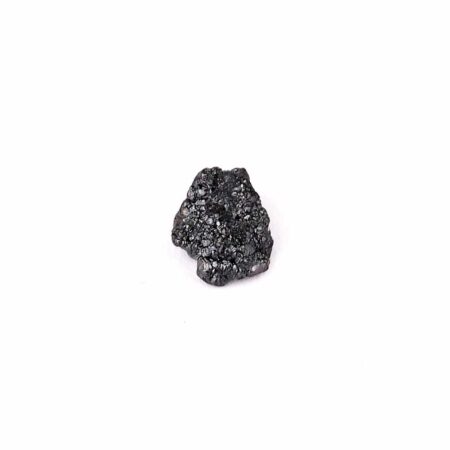 Diamant schwarz Ø ca. 6,8 mm Rohdiamant 1 Karat Brasilien gebohrt Edelsteine Heilsteine bei Wunderstein24