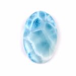 Larimar Handschmeichler | Cabochon in bester Farbe und Qualität Edelsteine Heilsteine bei Wunderstein24