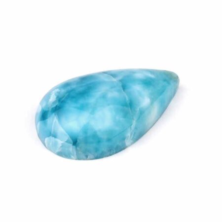 Larimar Handschmeichler | Cabochon in bester Farbe und Qualität Edelsteine Heilsteine bei Wunderstein24