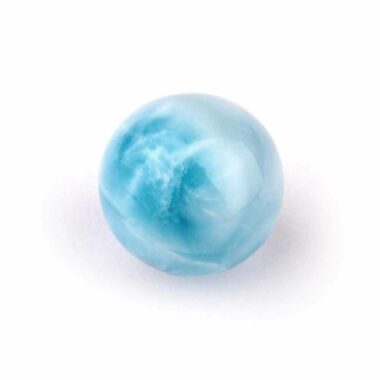 Larimar Kugel handpoliert in bester Farbe und Qualität Edelsteine Heilsteine bei Wunderstein24