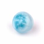 Larimar Kugel handpoliert in bester Farbe und Qualität Edelsteine Heilsteine bei Wunderstein24