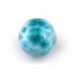 Larimar Kugel handpoliert in bester Farbe und Qualität Edelsteine Heilsteine bei Wunderstein24