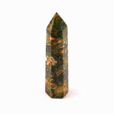 Rhyolith Spitze poliert aus Madagaskar in bester Farbe Edelsteine Heilsteine bei Wunderstein24
