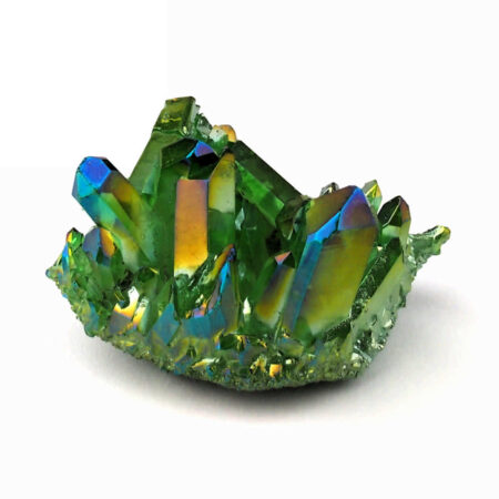 Aqua Angel Aura Bergkristall Stufe grün aus Brasilien Edelsteine Heilsteine bei Wunderstein24