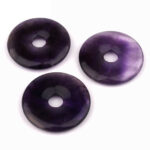 Amethyst Donut Anhänger Ø 30 mm Edelsteine Heilsteine bei Wunderstein24