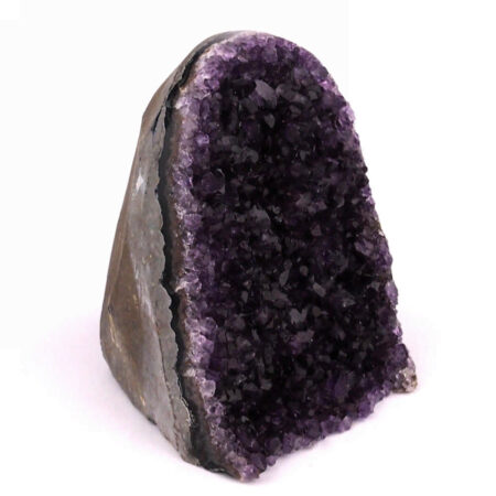 Amethyst Stufe mit poliertem Rand und Standfläche in Top Farbe und Qualität Edelsteine Heilsteine bei Wunderstein24