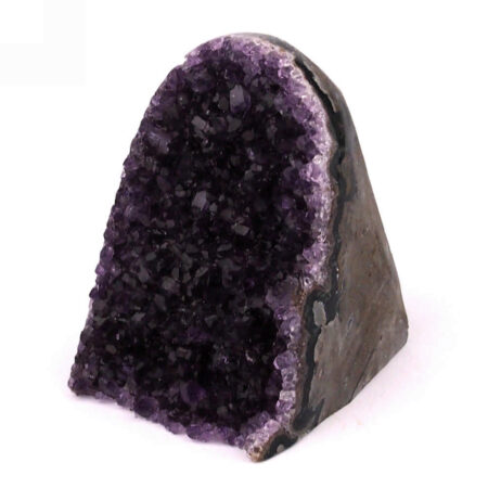 Amethyst Stufe mit poliertem Rand und Standfläche in Top Farbe und Qualität Edelsteine Heilsteine bei Wunderstein24