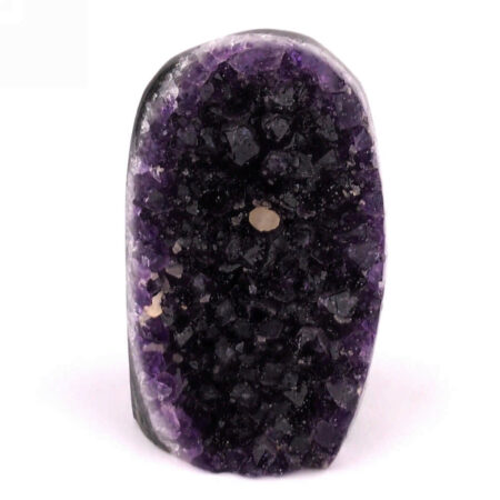 Amethyst Stufe mit poliertem Rand und Standfläche in Top Farbe und Qualität Edelsteine Heilsteine bei Wunderstein24