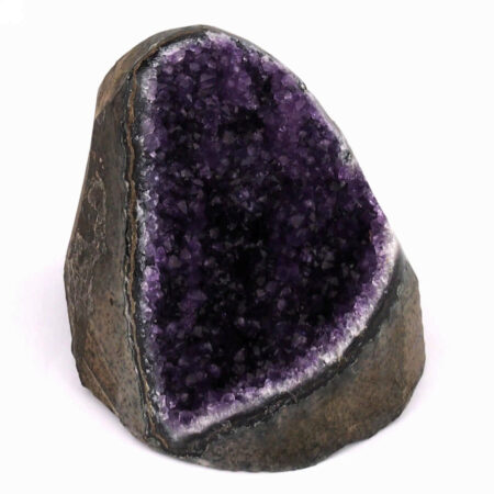 Amethyst Stufe mit poliertem Rand und Standfläche in Top Farbe und Qualität Edelsteine Heilsteine bei Wunderstein24