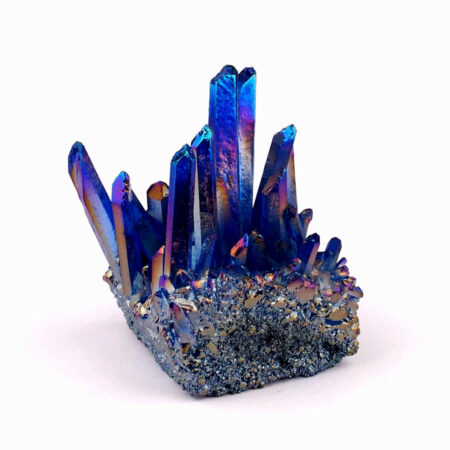 Aqua Angel Aura Bergkristall Stufe blau aus Brasilien Edelsteine Heilsteine bei Wunderstein24