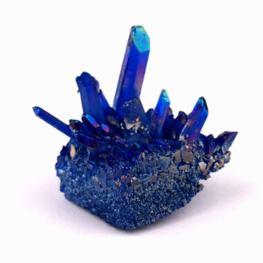 Aqua Angel Aura Bergkristall Stufe blau aus Brasilien Edelsteine Heilsteine bei Wunderstein24