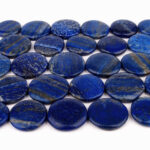 Lapislazuli Handschmeichler | Massagestein Ø 37 – 48 mm Edelsteine Heilsteine bei Wunderstein24