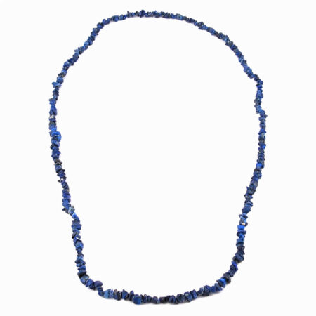 Lapislazuli Kette Länge ca. 90 cm Handarbeit aus Indien Edelsteine Heilsteine bei Wunderstein24