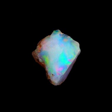 Opal Edelstein roh Ø 25,1 mm | 24,6 Karat Edelopal aus Äthiopien Edelsteine Heilsteine bei Wunderstein24