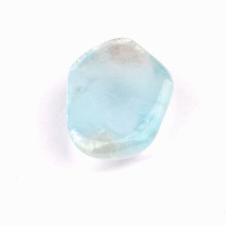 Topas blau Handschmeichler | Trommelstein aus Brasilien in bester Farbe Edelsteine Heilsteine bei Wunderstein24