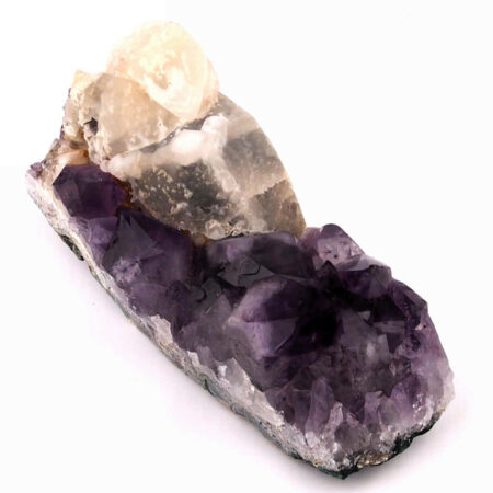 Amethyst & Calcit Stufe aus Maraba in Brasilien in sehr guter Qualität Edelsteine Heilsteine bei Wunderstein24