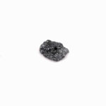 Diamant schwarz Ø ca. 6,3 mm Rohdiamant 0,85 Karat Brasilien gebohrt Edelsteine Heilsteine bei Wunderstein24