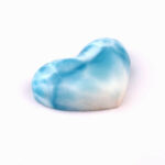 Larimar Herz | Cabochon in bester Farbe und Qualität Edelsteine Heilsteine bei Wunderstein24