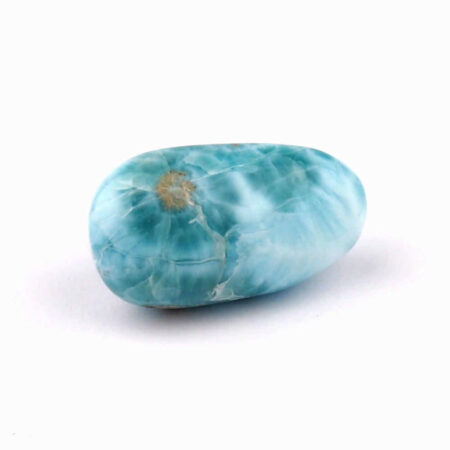 Larimar Handschmeichler | Trommelstein in bester Farbe und Qualität Edelsteine Heilsteine bei Wunderstein24