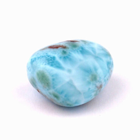 Larimar Handschmeichler | Trommelstein in bester Farbe und Qualität Edelsteine Heilsteine bei Wunderstein24