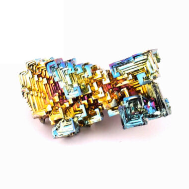 große Wismut (Bismuth) Kristall Stufe in einzigartiger Qualität und Farbe Edelsteine Heilsteine bei Wunderstein24