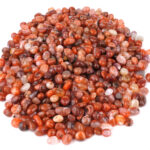 Achat Natur Trommelsteine rot Ø 8 – 12 mm Edelsteine Heilsteine bei Wunderstein24