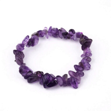 Amethyst Kinder Edelstein Armband flexibel und dehnbar Edelsteine Heilsteine bei Wunderstein24