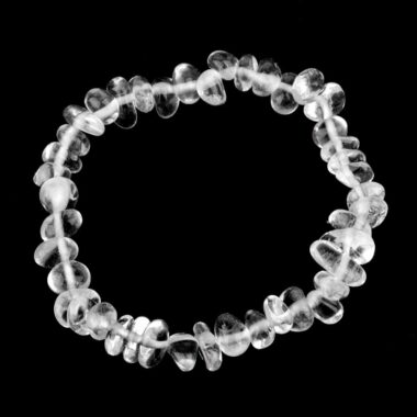 Bergkristall Kinder Edelstein Armband flexibel und dehnbar Edelsteine Heilsteine bei Wunderstein24