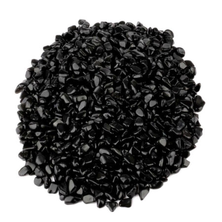 Obsidian Trommelsteine schwarz Ø ca. 8 – 12 mm zum Top-Preis Edelsteine Heilsteine bei Wunderstein24