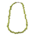 Olivin | Peridot Kette Länge ca. 45 cm mit Karabiner-Verschluss Edelsteine Heilsteine bei Wunderstein24