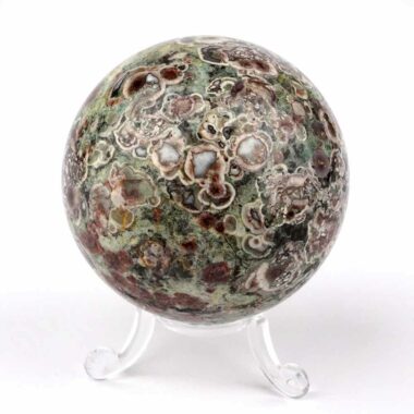 Rhyolith Kugel aus Australien Ø 68 mm in bester Farbe und Struktur Edelsteine Heilsteine bei Wunderstein24