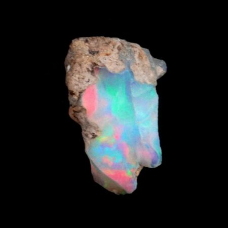 Opal Edelstein roh Ø 27,3 mm | 19,25 Karat Edelopal aus Äthiopien Edelsteine Heilsteine bei Wunderstein24