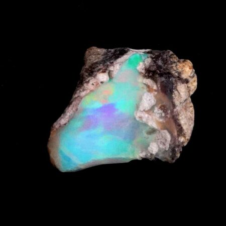 Opal Edelstein roh Ø 22,5 mm | 14,15 Karat Edelopal aus Äthiopien Edelsteine Heilsteine bei Wunderstein24