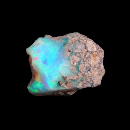 Opal Edelstein roh Ø 21,4 mm | 18,15 Karat Edelopal aus Äthiopien Edelsteine Heilsteine bei Wunderstein24