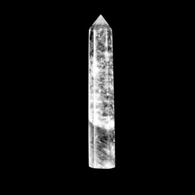 Bergkristall Spitze Höhe 103 mm transparent aus Brasilien Edelsteine Heilsteine bei Wunderstein24