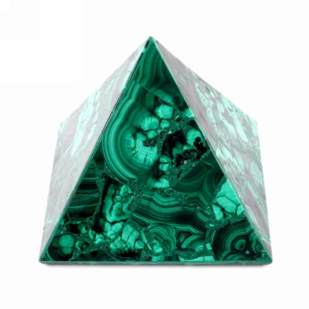 große Malachit Pyramide aus der Demokratischen Republik Kongo in bester Qualität Edelsteine Heilsteine bei Wunderstein24