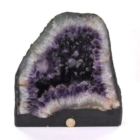 XXL Amethyst Druse AA – Qualität Höhe 275 mm / 15410 g Geode Stufe Standfläche Edelsteine Heilsteine bei Wunderstein24