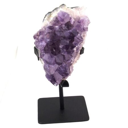 Amethyst Brasilien A – Qualität Stufe mit Ständer Höhe 246 mm Geode Druse Edelsteine Heilsteine bei Wunderstein24