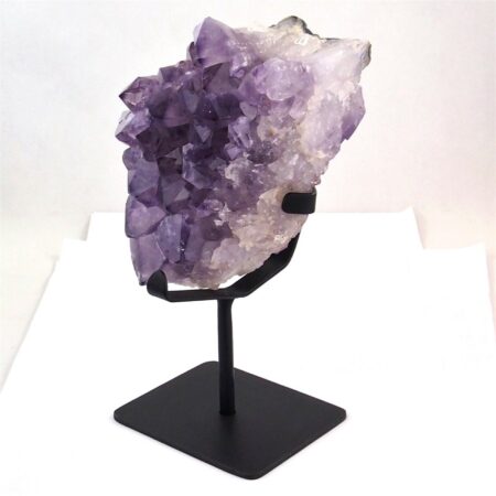 Amethyst Brasilien A – Qualität Stufe mit Ständer Höhe 246 mm Geode Druse Edelsteine Heilsteine bei Wunderstein24