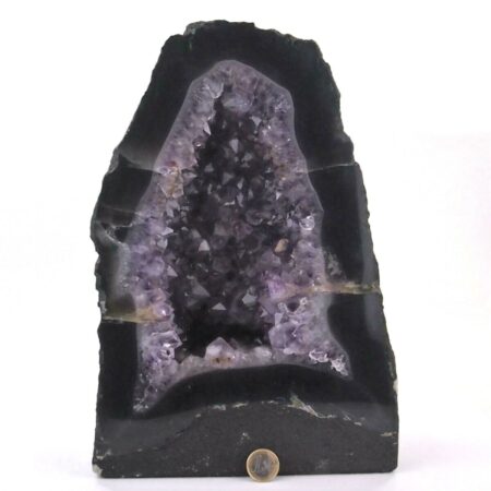 XXL Amethyst Druse AA – Qualität Höhe 311 mm / 12470 g Geode Stufe Standfläche Edelsteine Heilsteine bei Wunderstein24