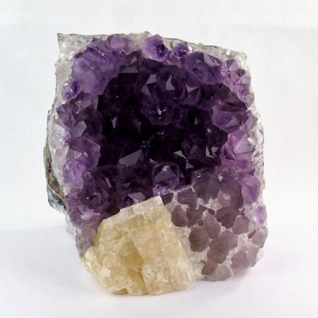 Amethyst & Calcit Uruguay Premium Stufe Höhe ca.176 mm Geode Druse Edelsteine Heilsteine bei Wunderstein24